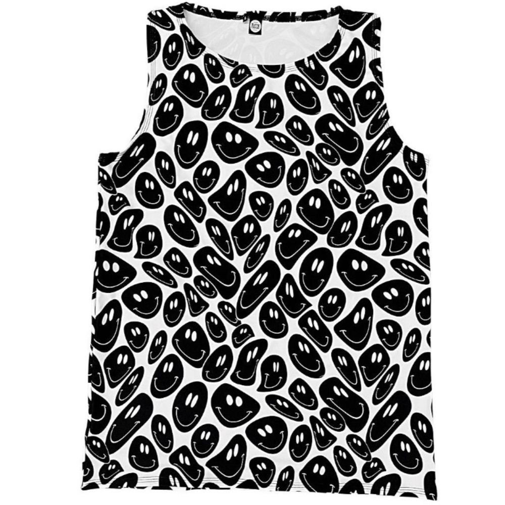 SMILEY | Slim Fit Men’s Tank Top by TheLYTECouture